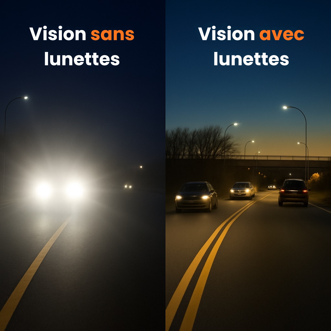 VisioraOptic™ - Les lunettes anti-éblouissement